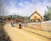 Pang plans Schwarz railway crossing Camille Pissarro